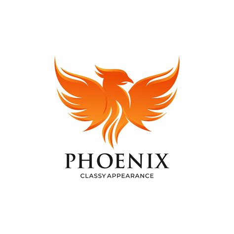 phoenix logo design template 11849541 Vector Art at Vecteezy