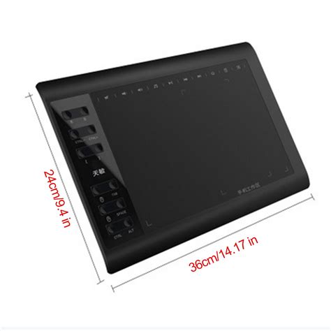 Buy Large Screen 10x6 USB Graphics Drawing Tablet Art Painting Board ...