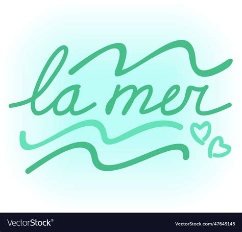 La mer Royalty Free Vector Image - VectorStock