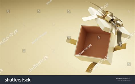 Surprise Open Gift Box Luxury Creamy Stock Illustration 1860685774 | Shutterstock