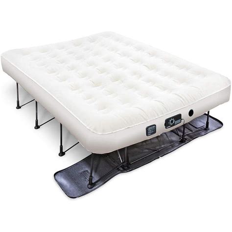 Ivation EZ-Bed 7 in. Queen Size Air Mattress with Built in Pump & Anti-Deflate Technology ...