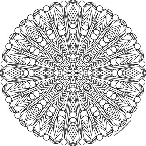 Mandala Coloring Pages Printable for Adults | 101 Coloring