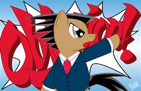 Phoenix Wright OBJECTION! MLP style! - My Little Pony Friendship is Magic Fan Art (31760837 ...