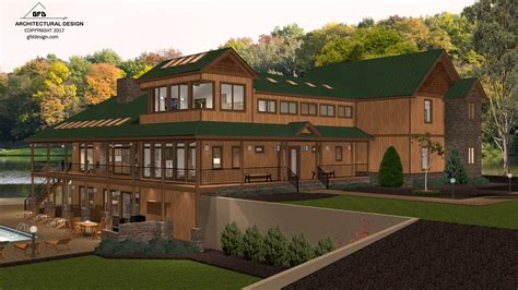 Mountain-Lake House - Concept Home Design 3D