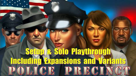 POLICE PRECINCT—Episode 1—Setup & Solo Playthrough and Review - YouTube