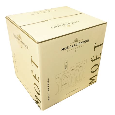 Buy Moet & Chandon Case (6x75cl) with 6 Moet & Chandon Glasses Online Now | Buy online for ...