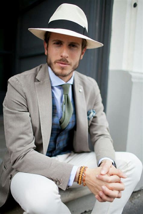 stylish Panama hats for men | Mens outfits, Milan men's fashion week, Outfits with hats