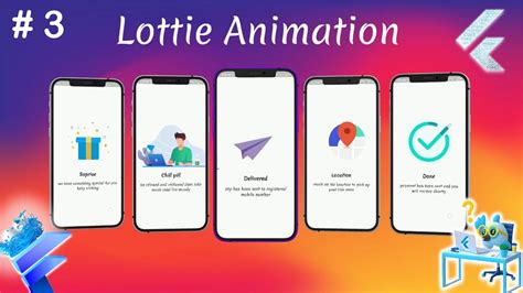 Lottie animation flutter | Flutter lottie example - YouTube