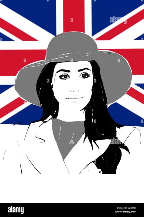 meghan markle Illustration. Vector illustration meghan markle Stock ...