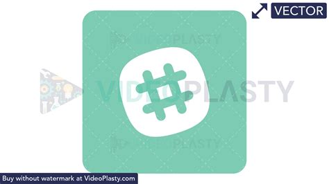 Slack Icon [Vector Image Clipart] | VideoPlasty