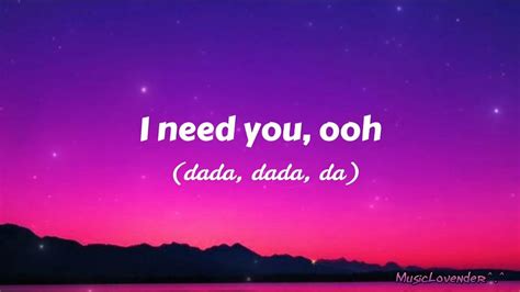 I Need You (Lyrics) - LeAnn Rimes - YouTube