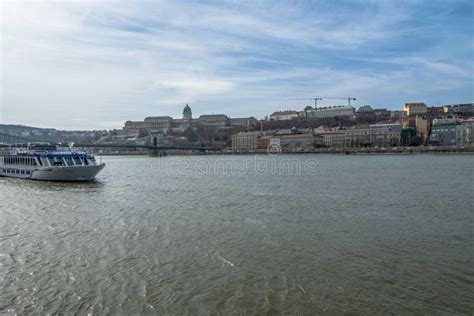 Cruise Ship Sailing on the Danube River in Hungary Stock Photo - Image ...