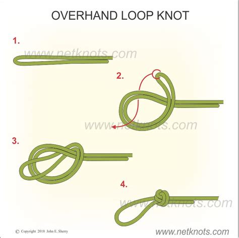 Overhand Loop Knot | How to tie the Overhand Loop Knot | All Knots Animated