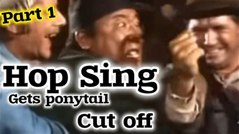 Bonanza TV show My favorite Scenes Hop Sing gets ponytail cut off by ...