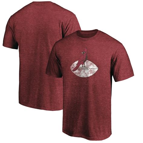 Arizona Cardinals Majestic True Classics Throwback Logo Tri-Blend T ...