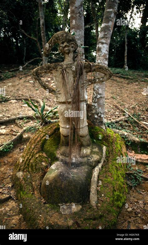 Osogbo Nigeria Osun-Osogbo Sacred Grove Regarded As The Goddess Osun Abode Sculpture At Shrine ...