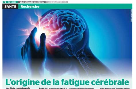 Chroniques - The origin of brain fatigue - Chair in Cancer Prevention and Treatment