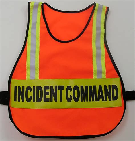 Fire Rescue Police Incident Command Vest