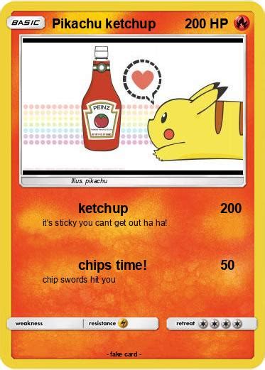 Pokémon Pikachu ketchup 57 57 - ketchup - My Pokemon Card