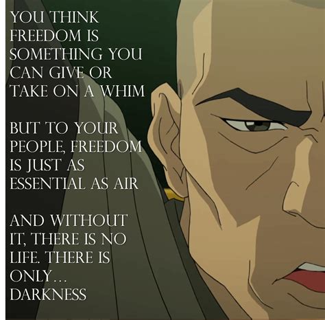 Some of my favourite Zaheer quotes : r/legendofkorra