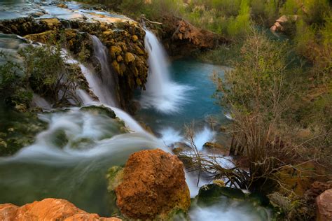 Navajo Falls - a stunning cascade at the top of Havasu Canyon | Hiking the World