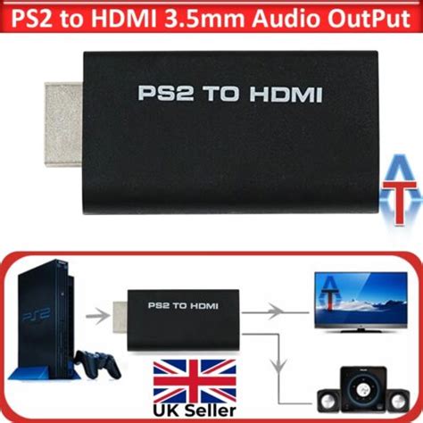 PlayStation 2 PS2 to HDMI Converter Adapter Adaptor Cable HD RCA AV Audio Video | eBay