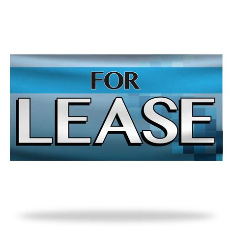 For Lease Flags & Banners Design 02 - Free Customization | Lush Banners