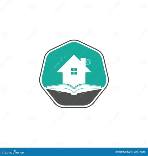 Book House Logo Design Template. Stock Vector - Illustration of abstract, open: 215095082