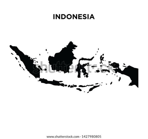 Indonesia Map Icon Vector Illustration Stock Vector (Royalty Free ...