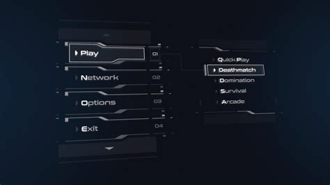 ArtStation - FUI / UI - Sci-fi Game Menu and Buttons Template - FREE | Game Assets