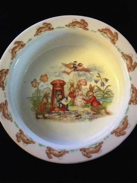 Vintage Royal Doulton Bunnykins - Post Box Collection/Postman - Dish