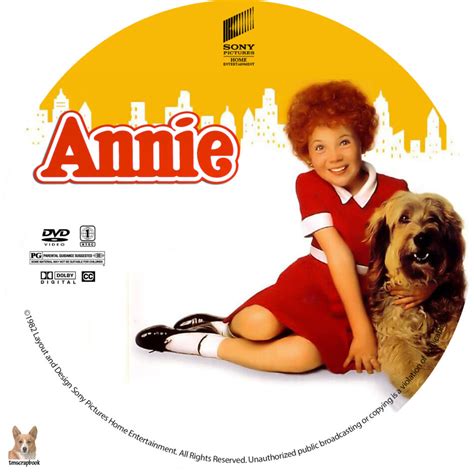 Annie dvd label (1982) R1 Custom