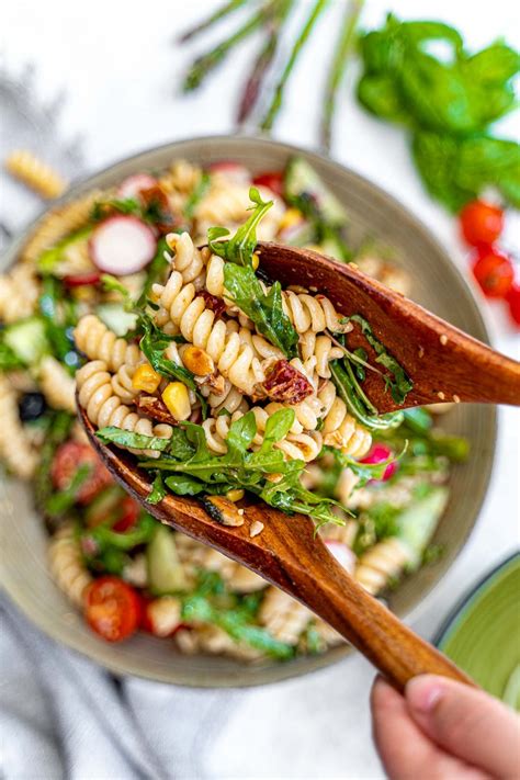 Mediterranean Pasta Salad - Six Hungry Feet