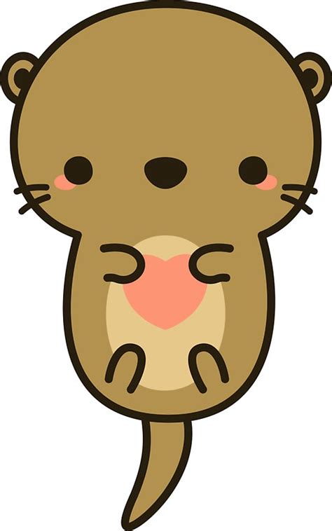 Cute Otter Drawing | Free download on ClipArtMag