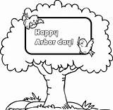 Arbor day Coloring Pages sketch template