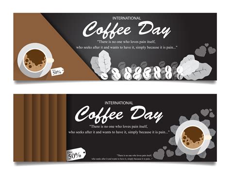 Coffee Banner Vector Art, Icons, and Graphics for Free Download