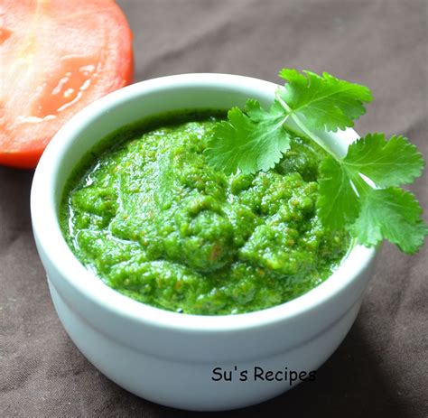 Su's Recipes: Coriander Chutney