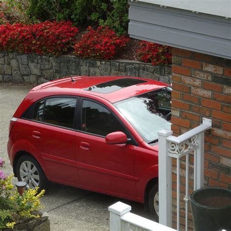 Red Car Parking Free Stock Photo - Public Domain Pictures