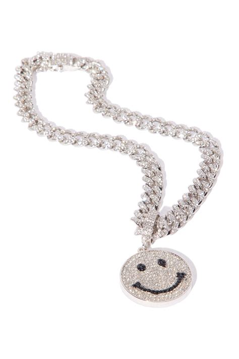 Always Smiling Necklace - Silver | Fashion Nova, Jewelry | Fashion Nova