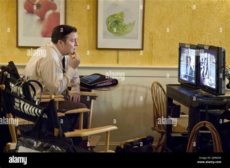 RICKY GERVAIS ON SET, THE INVENTION OF LYING, 2009 Stock Photo - Alamy