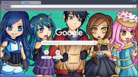 Itsfunneh anime drawing by lunareclipes Chrome Theme - ThemeBeta