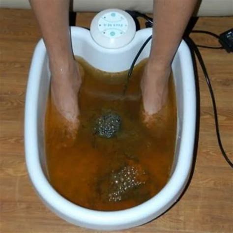 Hot Sale Detox Foot Spa With Basin Machine Ion Foot Spa Massage Basin Ionic Cleanser Reinforce ...