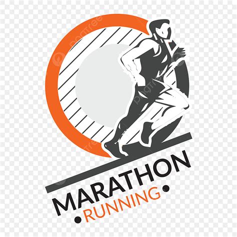 Running Marathon Clipart Transparent Background, Marathon Running T Shirt Design And Logo ...