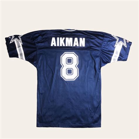 Vintage Troy Aikman Dallas Cowboys Champion Jersey... - Depop