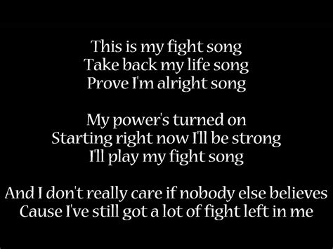 This is my fight song