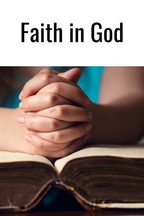 Faith in God - Confess scripture and increase your faith