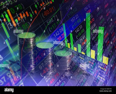 Financial stock market exchange, business report concept background Stock Photo - Alamy