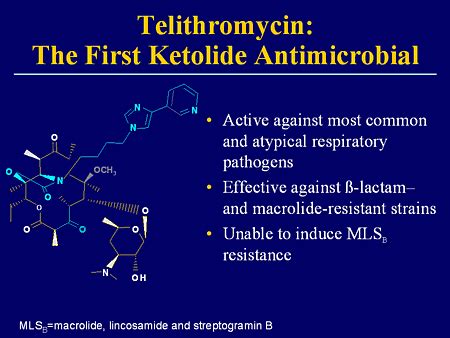 Ketolides - Bronchitis - AntiinfectiveMeds.com