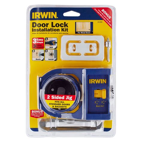 Door lock installation kit from IRWIN | BMR