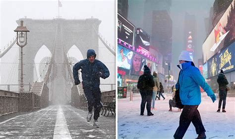 US weather snow storm: Grayson BATTERS New York City – LIVE WEBCAM ...